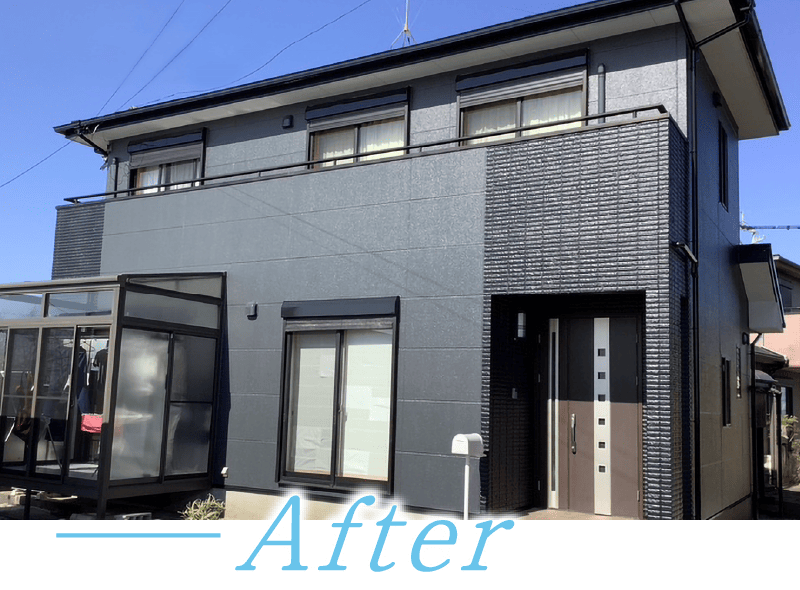 建築塗装 補修後